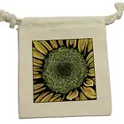 high quality custom Screen Printed logo string jewelry gift storage Pouch cotton drawstring bag
