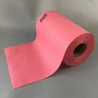 14"x14" 110gsm Red Heavy Duty Industrial Clean Wipe Paper Roll