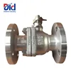 Low Price Stainless steel 304 DN50 CF8 2pc Flanged Control Water Gas And Oil Ball Valves