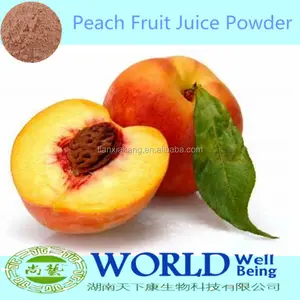 hot selling 100% natural peach fruit powder/peach juice powder