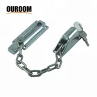 Ouroom/OEM Wholesale Products 168004-1 America Style High Quality Competitive Zinc Alloy Security Door Chain Guard Lock