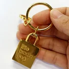 Gold Chain Gift Luxury Gold Bag Ladies Bag Shaped Metal Key Chain Key Ring For Gift