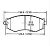D462 OE No.41060-32R91 for Nissan Infiniti Hyundai Kia pride brake pad