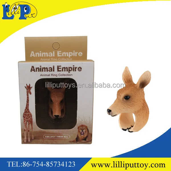 australia souvenir kangaroo toy ring animal gift novelty item