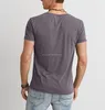 Wholesale High Quality Wide Neck Bamboo Men T Shirt with Front Pocket Sample Welcome and Quick Delivery