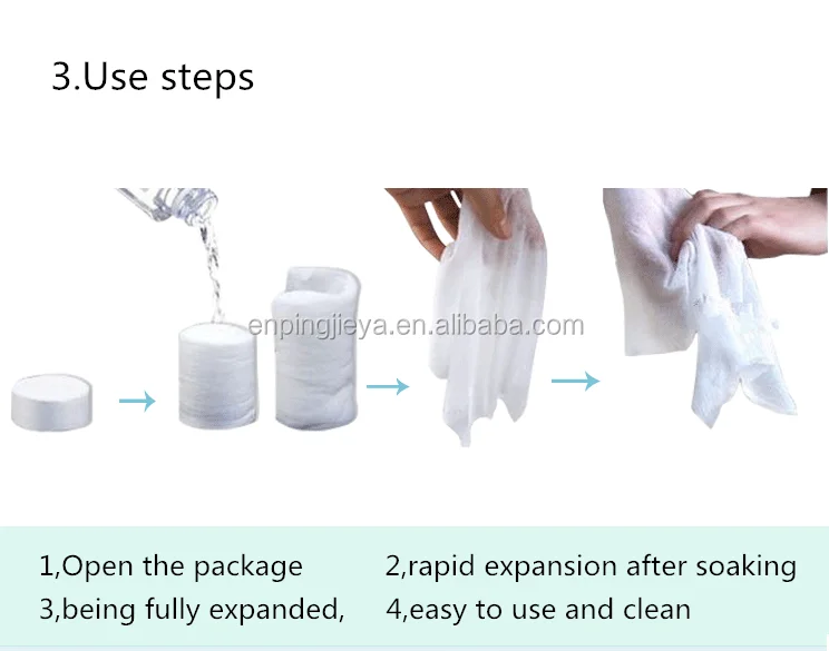 jieya tablet compressed towels magic towel compressed napkins