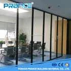 Clearly separated edible office glass partitions
