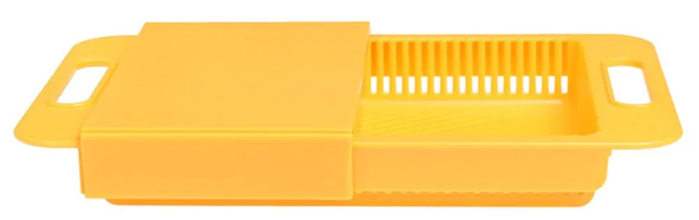 Cutting Kitchen Board With Chopping Block Draining Board Dishes To Wash Cut With The Drain Basket Creative 2 in 1 Drawer KC1110