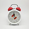 Manufacturer price loud bell table red alarm clock simple home wall clock