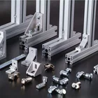 T-slot aluminum extrusion profiles with accessories fasteners