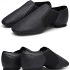 Danyiballet OEM Adults Portable Split Tan Color Dance Leather Jazz Shoe For Women