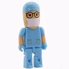 Hospital Promotional Gift Fineness keychain 1gb 2gb 4gb 8gb Nurse Doctor Shape USB Flash drive