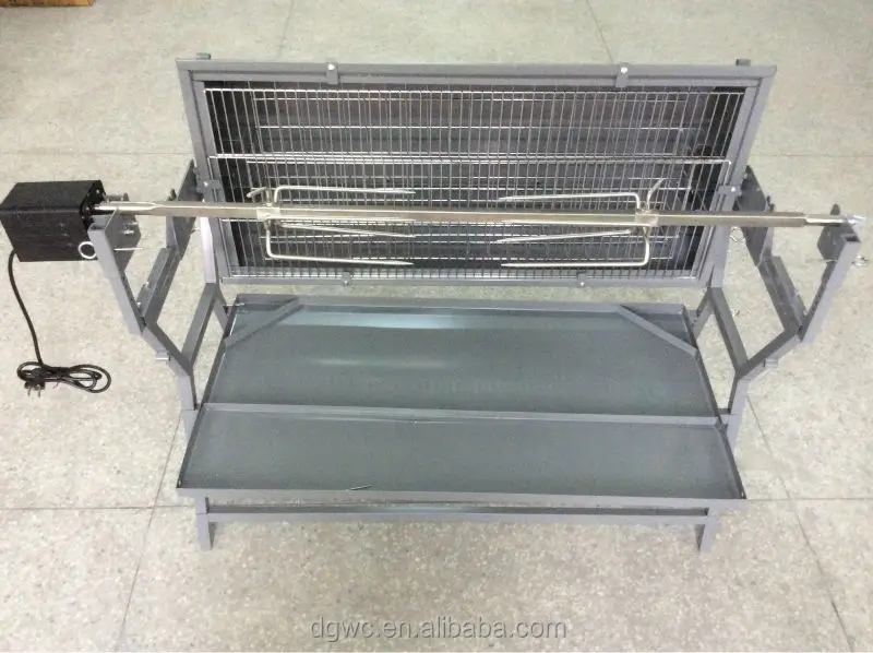 Inoxidable tostador asador, cerdo parrilla-Parrillas de Barbacoa