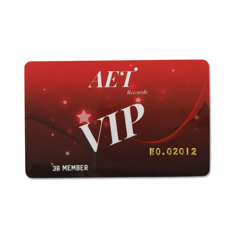 cr80 high quality plastic pvc card platinum vip membership card