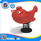 Outdoor kids playground spring rider rocking horse , rocking horse toy
