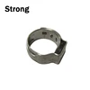 factory sale steel iron metal one ear hose clamp for locking tube part