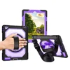 For iPad 2 3 4 Defender 3 in 1 Hybrid Cover Shockproof Silicon PC Case With Shoulder Strap
