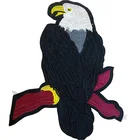 Embroidered Service Custom Animal Logo 100% Machine Embroidery Patches and Badges with Iron on