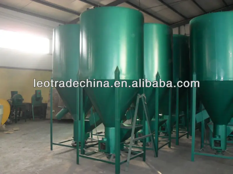 poultry feed mill and mixer/feed making machine