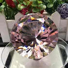 Crystal Cut Crystal Glass Diamond 100mm Pink Machine Cut K9 Crystal Glass Diamond Paperweight Gift