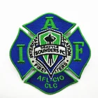 Heat Press Applique Custom Embroidery Badge Iron Patch For Clothing