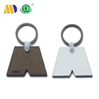 MIDA heat press print wholesale custom sublimation wood MDF keychain