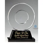 Award Trophy Polished Wholesale High Quality Custom Clear K9 Crystal Award Trophy