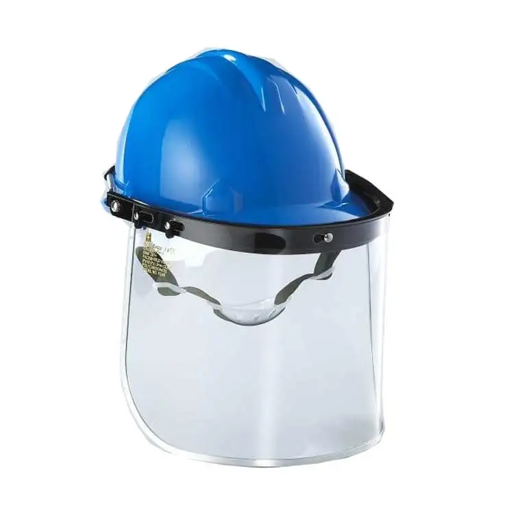 Standard And Durable Safety Helmet With Visor / Safety Helmet Parts