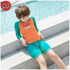 Beach Boys Swimwear For Children With Cartoon + Short pant Boys Swimwear Kids Swim