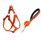 Pet Products Classic Easy Walk Reflective Nylon Dog Harness and Leash