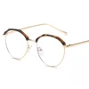 Anti Blue Ultralight Eyeglasses Retro Round Optical Metal Half Frame Glasses For Women Men Eyewear Lowest Price Wholesale