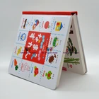 L Cheap hardcover children's card board book printing service for children aged 0-12 years