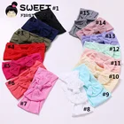 Wholesale hair accessories elastic hair band girl baby bow turban head band headwrap wide colorful nylon headband