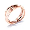 Fated to Love You Rings Women Rose Gold Design Love Ring Stainless Steel Jewelry