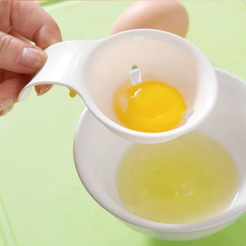 Food Storage Container Plastic Pluck Separator Extractor Home Kitchen Tool Pp Silicone Egg Yolk White Divider