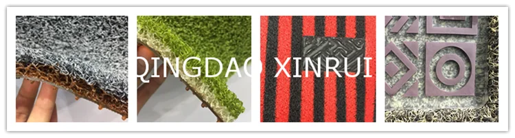 double color spike/firm/diamond non slip back pvc car mat roll machine