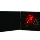 supply best wishes led wedding invitation card
