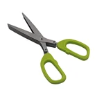 Yangjiang scissors stainless steel 5 blades kitchen herb scissor