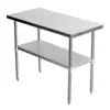 NSF Listing Assembling keter folding stainless steel adjustable work table with drawers