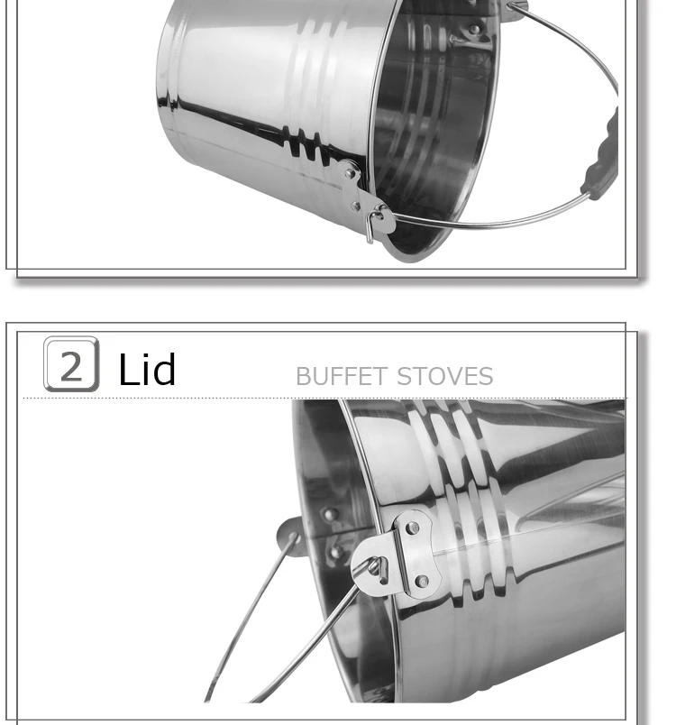 Stainless steel water bucket HC-0261