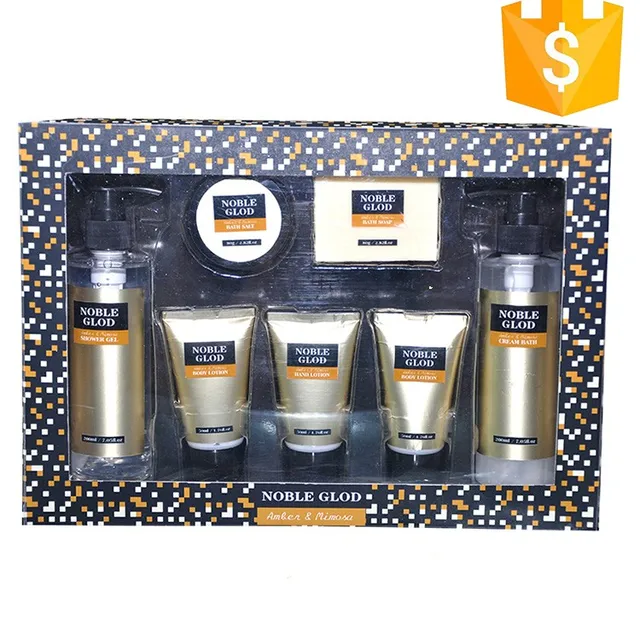 new products classical golf golden lily bath spa gift set for