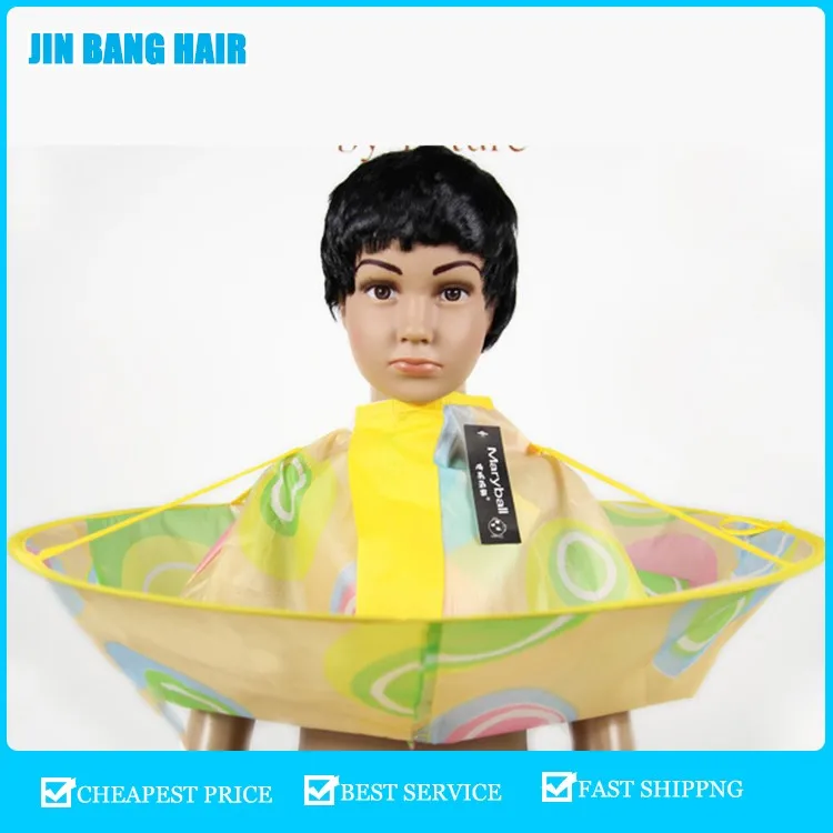 ホット販売高-グレード理髪岬用キッズ便利折りヘアカット理髪美容師用品防水卸売価格 問屋・仕入れ・卸・卸売り