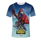 Wholesale new design sublimation 3d printed men t-shirt fortnite
