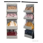 Free Sample Hotsale Handbag Fabric Hanging Over The Door Pocket Organizer Wall Handbag Wardrobe Storage Bag