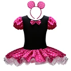 Wholesale Girl Micky Dress Baby girl Cosplay costume Holiday Clothes Halloween Christmas