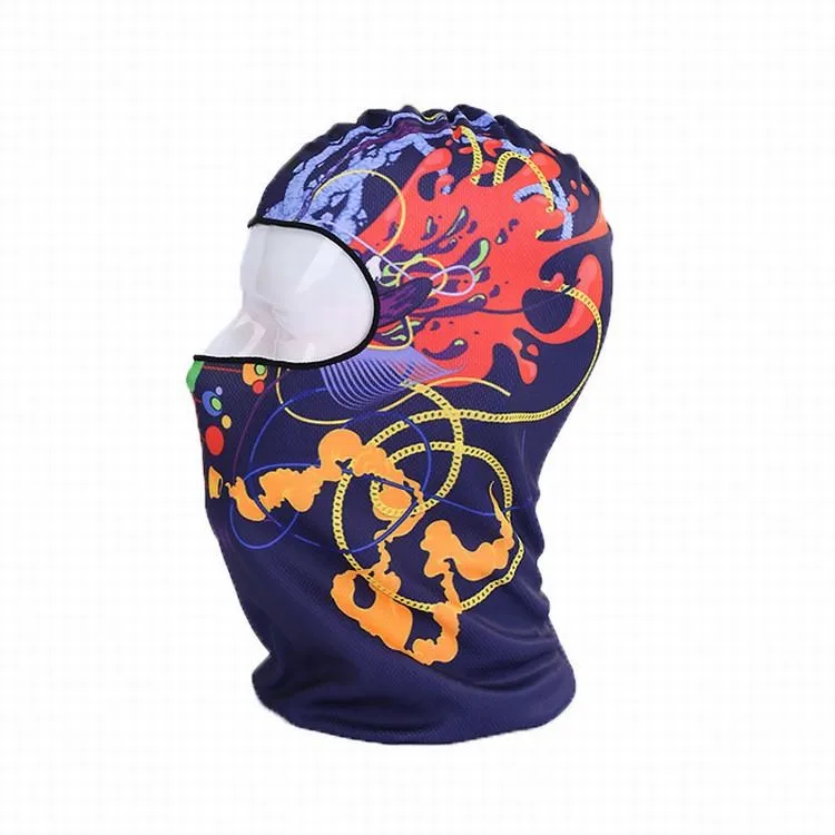 Custom Balaclavas Fluorescent Balaclava Colorful Printing Face Mask