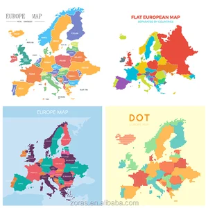 zoras scratch map europe country custom design with your logo