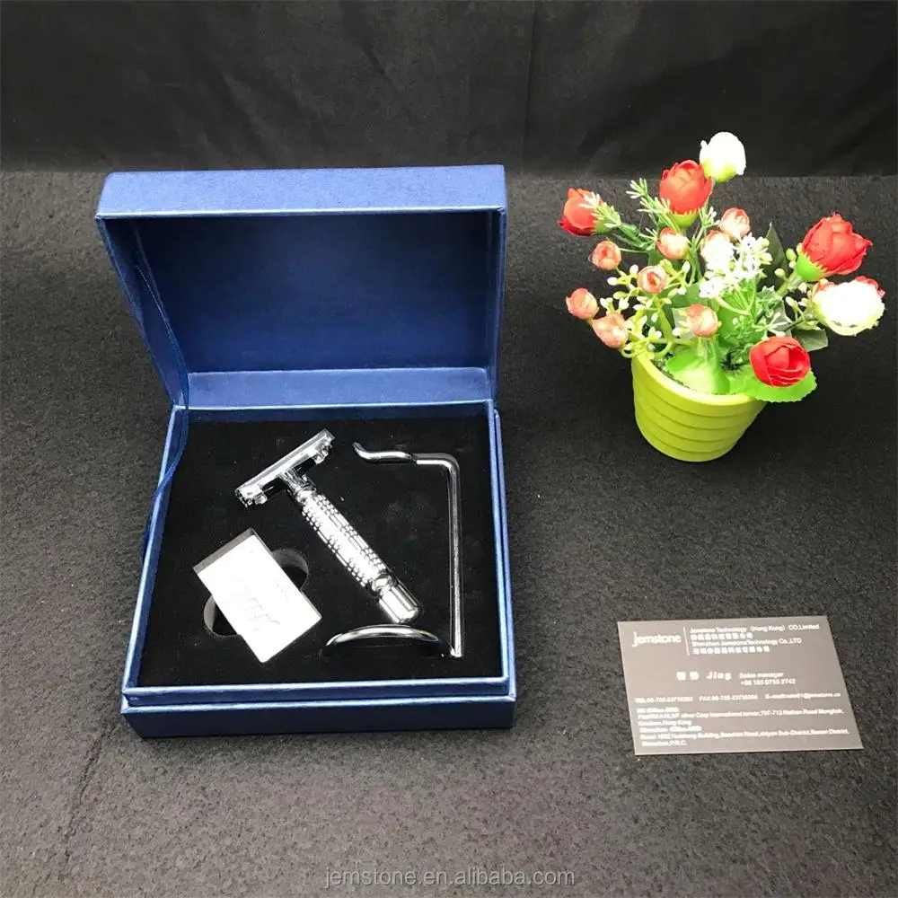 wholesale rigid hard paper gift box packaging for razor
