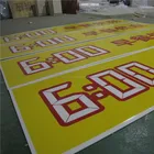 Outdoor Advertising double sides circular rotating billboard