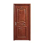 China Factory Luxury Carving Modern Solid Wooden Interior Door Factory Price